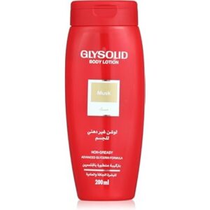 glysolid musk body lotion for dry and normal skin 200 ml 45.6